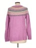 Christopher & Banks Chevron-herringbone Purple Pullover Sweater Size L - photo 2