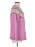 Christopher & Banks Chevron-herringbone Purple Pullover Sweater Size L - photo 4