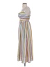 Soprano 100% Polyester Stripes White Casual Dress Size S - photo 5