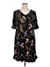 CeCe Floral Black Casual Dress Size 1X - photo 1