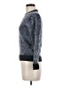 Cremieux 100% Merino Extra Fine Wool Paisley Blue Wool Pullover Sweater Size M - photo 5