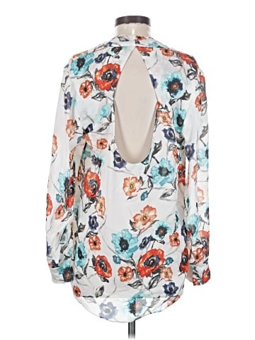 Haute Hippie 3/4 Sleeve Silk Top (view 2)