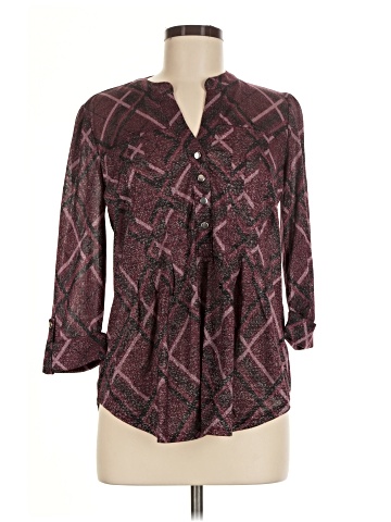 Roz & Ali 3/4 Sleeve Blouse (view 1)