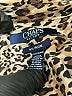 Chaps 100% Cotton Animal Print Brown Long Sleeve Blouse Size 3X - photo 7