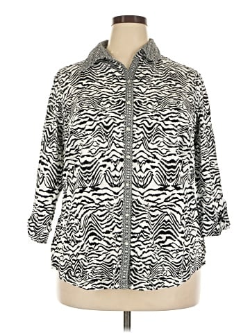 Allison Daley 3/4 Sleeve Button-Down Shirt (view 1)