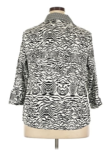 Allison Daley 3/4 Sleeve Button-Down Shirt (view 2)