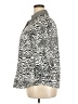 Allison Daley 100% Cotton Animal Print Silver 3/4 Sleeve Button-Down Shirt Size 18 - photo 5