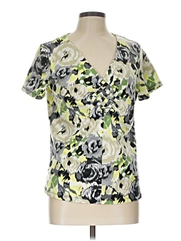 Caribbean Joe Short Sleeve Blouse (view 1)