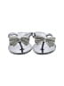 Wild Diva Silver Flip Flops Size 7 - photo 2