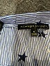 Always Indigo 100% Polyester Stars Blue 3/4 Sleeve Blouse Size S - photo 7