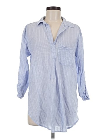 BDG 3/4 Sleeve Button-Down Shirt (view 1)
