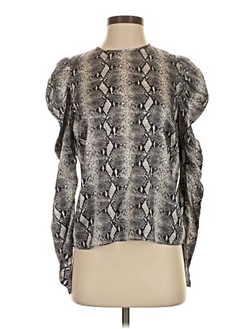 Generation Love Long Sleeve Silk Top (view 1)