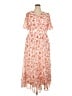 Aqua 100% Polyester Orange Casual Dress Size 2X - photo 1