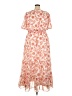 Aqua 100% Polyester Orange Casual Dress Size 2X - photo 2