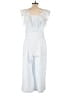 Naf Naf 100% Viscose Solid White Romper Size EU 42 / US 12 - photo 2