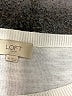 Ann Taylor LOFT Outlet 100% Cotton White Pullover Sweater Size XL - photo 7