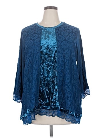 Lavish 3/4 Sleeve Blouse (view 1)
