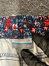 Columbia 100% Polyester Hearts Blue Athletic Shorts Size XL - photo 3