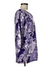 IMAN Paisley Purple 3/4 Sleeve Blouse Size M - photo 4