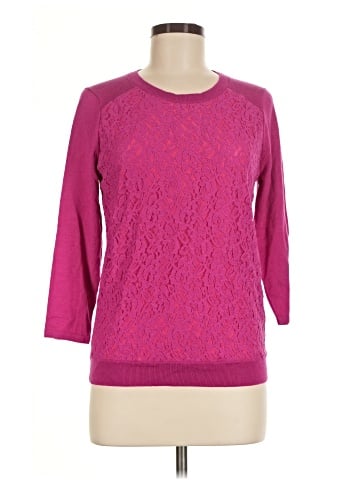 August Silk Pullover Sweater (view 1)
