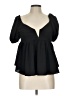 Entro Black 3/4 Sleeve Blouse Size L - photo 1
