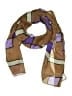 Echo 100% Silk Plaid Brown Silk Scarf One size - photo 1
