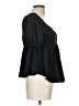 Entro Black 3/4 Sleeve Blouse Size L - photo 4