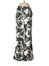 Happily Grey Print Ivory Casual Pants Size M - photo 1