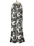 Happily Grey Print Ivory Casual Pants Size M - photo 2