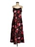 Halston 100% Polyester Floral Black Casual Dress Size M - photo 1