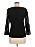 August Silk Black Pullover Sweater Size M - photo 2