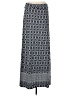 Max Studio Print Blue Gray Casual Skirt Size M - photo 1