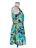Sequin Hearts Tropical Blue Cocktail Dress Size 7 - photo 4