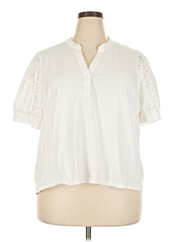 Elie Tahari Short Sleeve Blouse (view 1)
