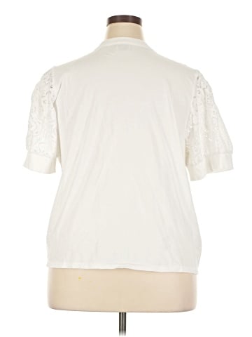 Elie Tahari Short Sleeve Blouse (view 2)