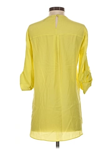 BCBGMAXAZRIA 3/4 Sleeve Silk Top (view 2)