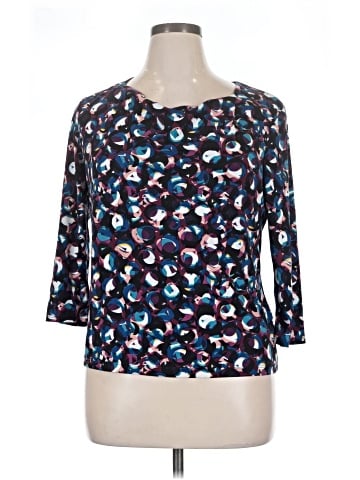 Liz Claiborne 3/4 Sleeve T-Shirt (view 1)