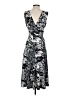 Papillon 100% Polyester Paisley Gray Cocktail Dress Size S - photo 2