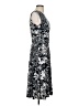 Papillon 100% Polyester Paisley Gray Cocktail Dress Size S - photo 4