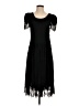 Albert Nipon Black Cocktail Dress Size 4 - photo 1
