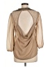 Truth NYC 100% Polyester Tan 3/4 Sleeve Blouse Size M - photo 2