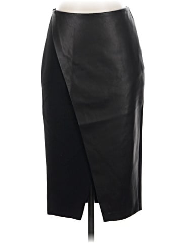 Alice + Olivia Faux Leather Skirt (view 1)