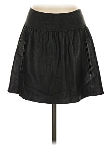 Theory Faux Leather Skirt (view 1)
