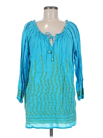 Gretchen Scott Designs 3/4 Sleeve Blouse (view 1)