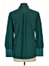 UNTUCKit 100% Polyester Green Long Sleeve Blouse Size 10 - photo 2