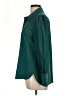 UNTUCKit 100% Polyester Green Long Sleeve Blouse Size 10 - photo 5