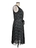 Halogen Polka Dots Gray Casual Dress Size 10 - photo 4