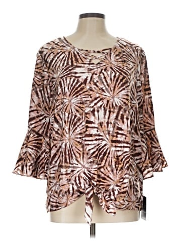 I.N. Studio 3/4 Sleeve Blouse (view 1)