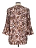 I.N. Studio 100% Polyester Brown 3/4 Sleeve Blouse Size L - photo 2