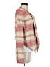 BCBGMAXAZRIA 100% Cotton Stripes Pink Ivory Blazer Size M - photo 4